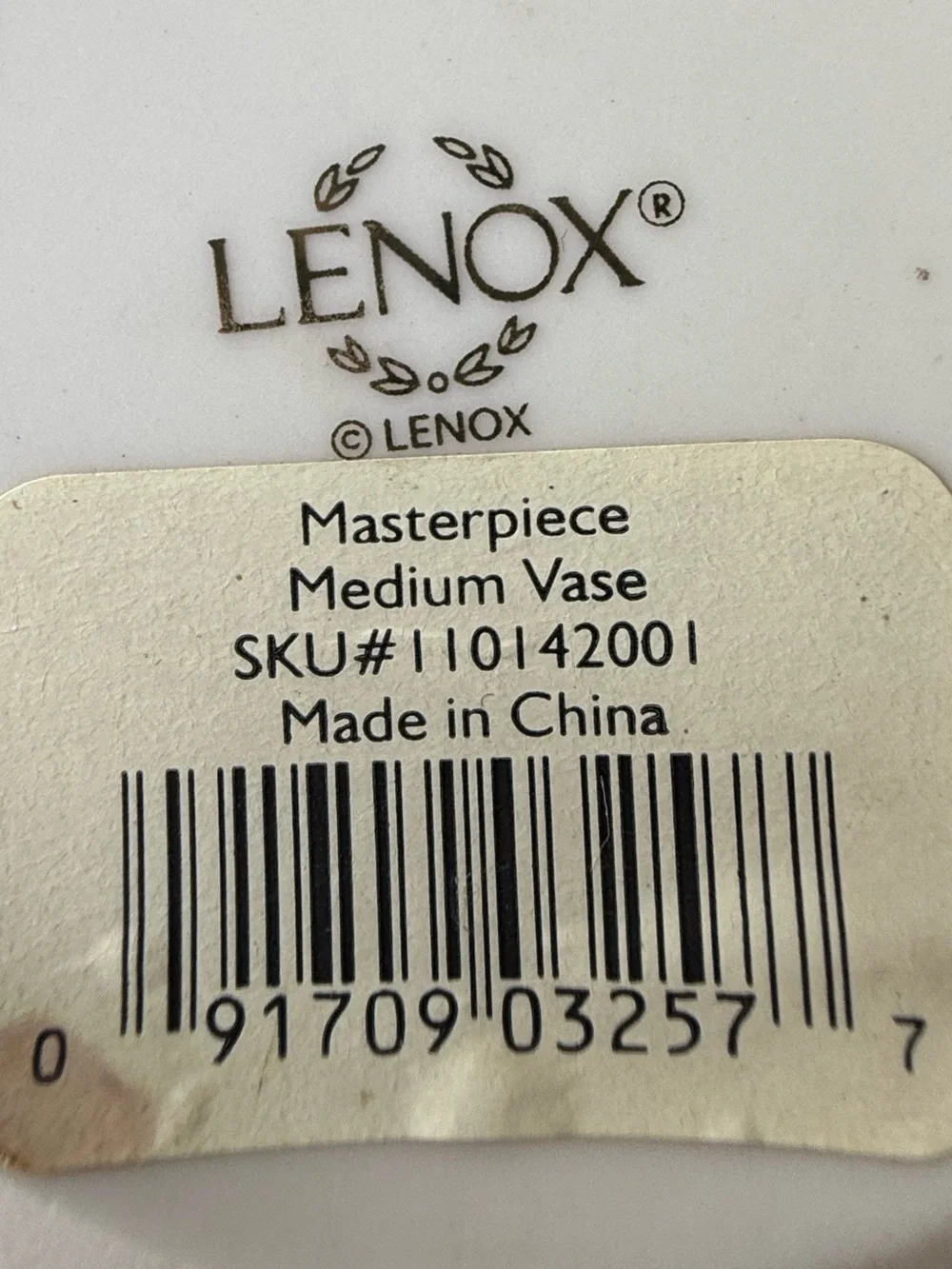 Lenox Masterpiece Medium Vase